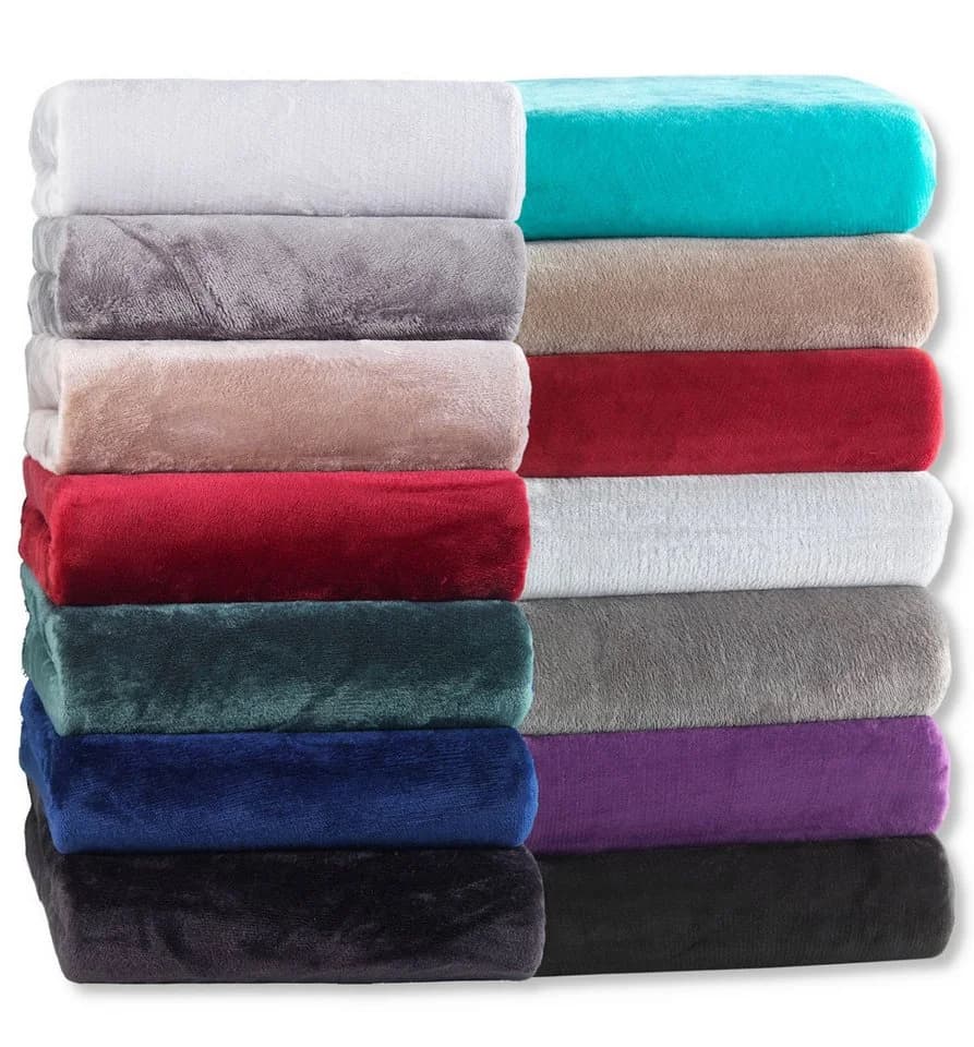 Kuscheli Spannbettlaken Cashmere-Touch Fleece Blau - Bild 2
