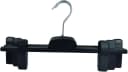 RSR Hangers Hosenbügel Schwarz 20-tlg. Klemmbügel mit Gummi Bild 1