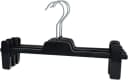 RSR Hangers Hosenbügel Schwarz 20-tlg. Klemmbügel mit Gummi Bild 3