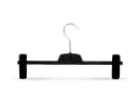 RSR Hangers Hosenbügel Schwarz 20-tlg. Klemmbügel mit Gummi Bild 4