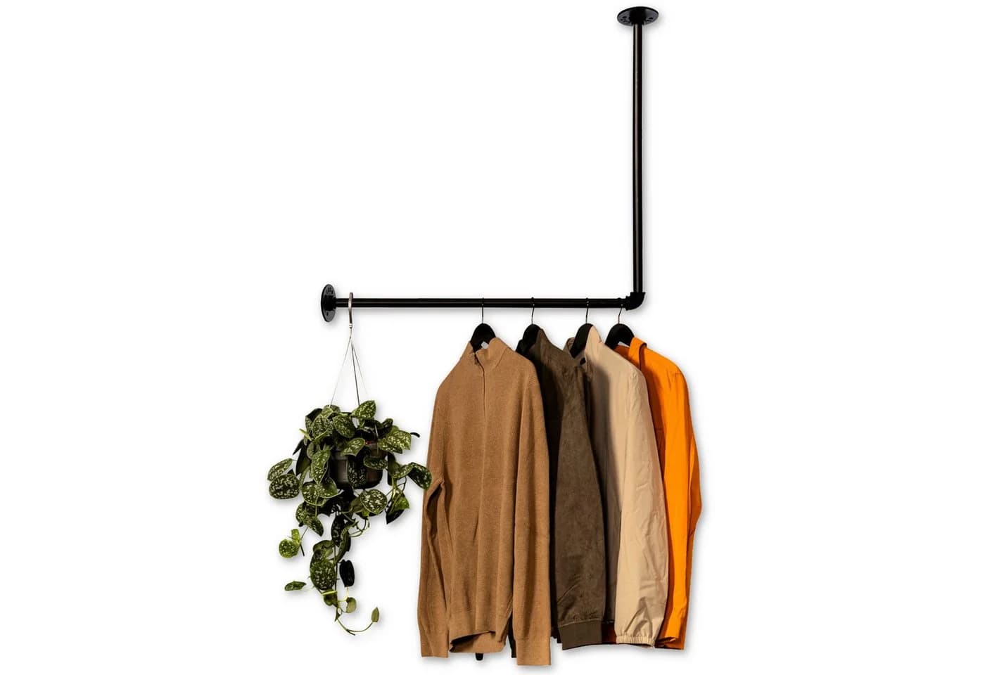 RSR Hangers Kleiderstange Industrie Design L-Form Wand - Bild 2