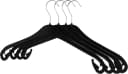 RSR Hangers Kleiderbügel Schwarz 40 Stück Hemdenbügel Blusenbügel 360° Haken Bild 4