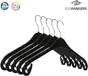 RSR Hangers Kleiderbügel 40 Stück Schwarz Kunststoff 360° Haken Bild 4
