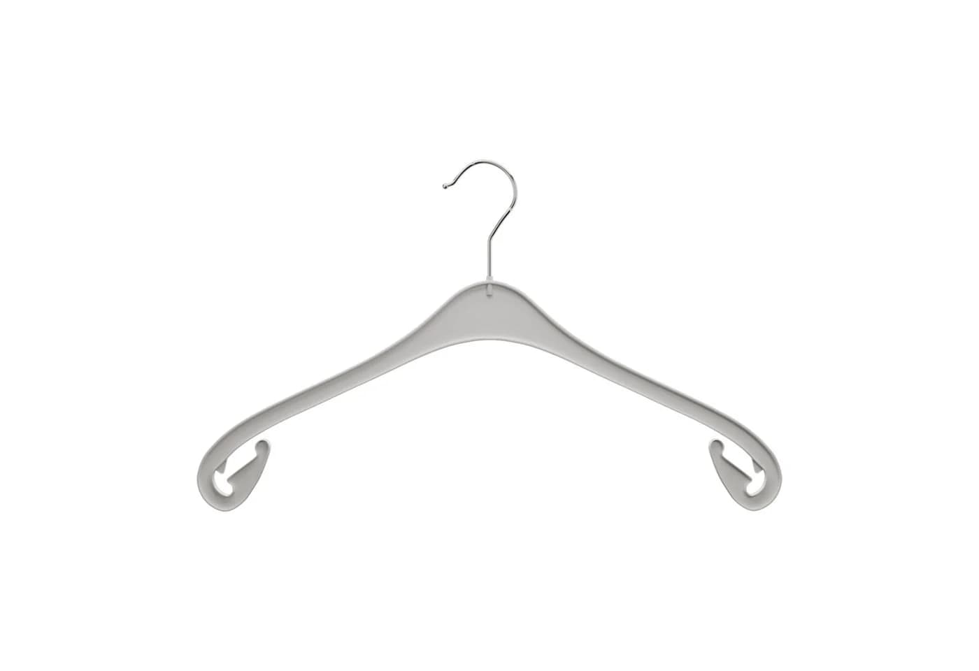 RSR Hangers Kleiderbügel Weiß 20-tlg. Kunststoff mit Drehhaken