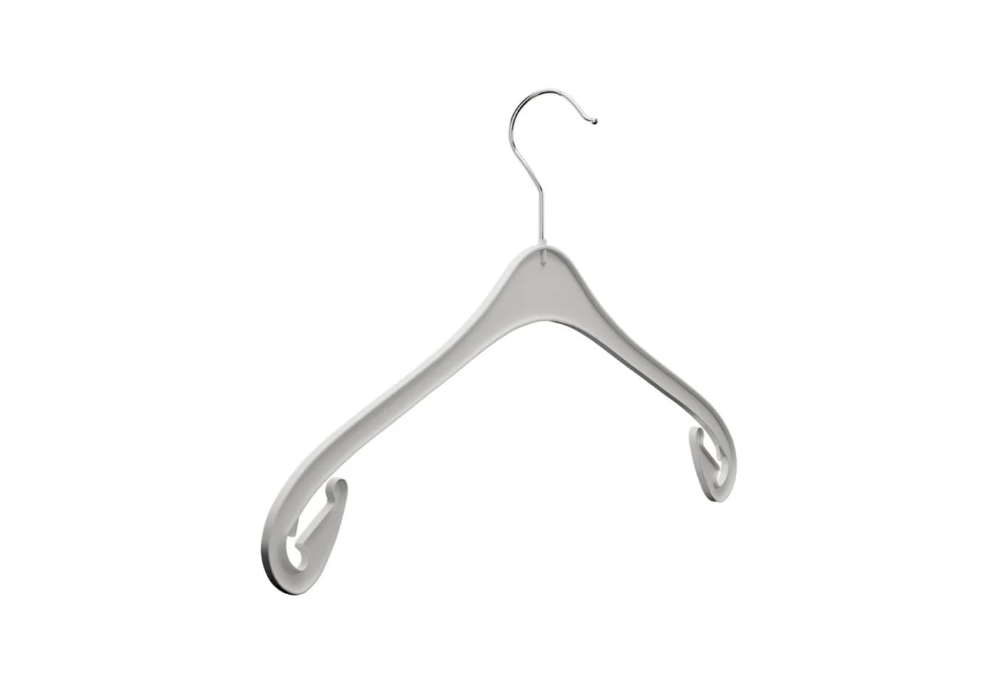 RSR Hangers Kleiderbügel Weiß 20-tlg. Kunststoff mit Drehhaken - Bild 3