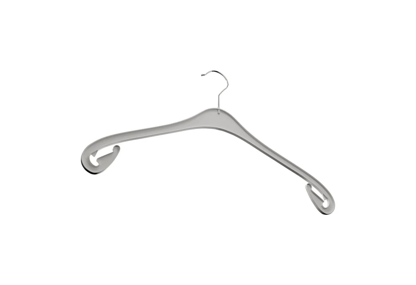 RSR Hangers Kleiderbügel Weiß 20-tlg. Kunststoff mit Drehhaken - Bild 5