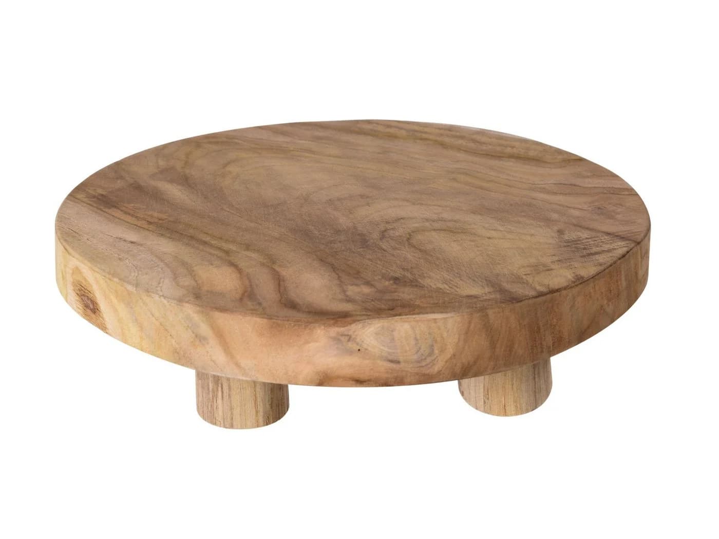 Spetebo Blumenständer Teak Blumenhocker Natur