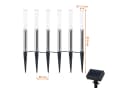 Spetebo LED Solarleuchten Bubbles 6er Set Farbwechsel Garten Bild 1