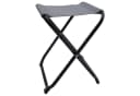 Spetebo Angelhocker Metall Klapphocker grau - 36 x 32 cm Bild 2