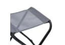 Spetebo Angelhocker Metall Klapphocker grau - 36 x 32 cm Bild 4
