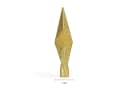 Spetebo Christbaumspitze 19 cm Gold Glitzer Bild 4