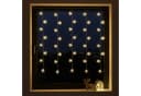 Spetebo LED Schneeflocken Lichtervorhang 100cm 40-flammig mit Timer Bild 3