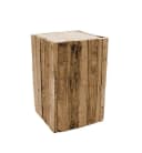 Spetebo Blumentisch Holz Sockel LEON - S Naturholz Dekorativ Bild 2