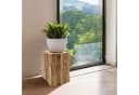 Spetebo Blumentisch Holz Sockel LEON - S Naturholz Dekorativ Bild 3