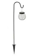 Spetebo Gartenleuchte LED Solar Gartenstecker mit Glaskugel Bild 2