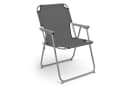 Spetebo Campingstuhl Oxford Grau Metall Klappstuhl Bild 2