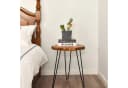 Spetebo Beistelltisch Kiefer massiv 45 cm rund Bild 1