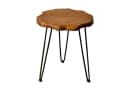 Spetebo Beistelltisch Kiefer massiv 45 cm rund Bild 2