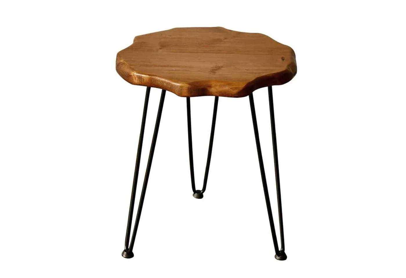 Spetebo Beistelltisch Kiefer massiv 45 cm rund - Bild 2