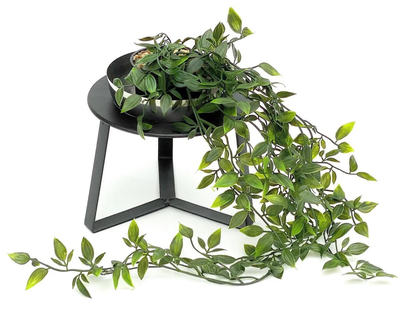 DanDiBo Blumenhocker Metall Schwarz Silber Modern - Bild 5