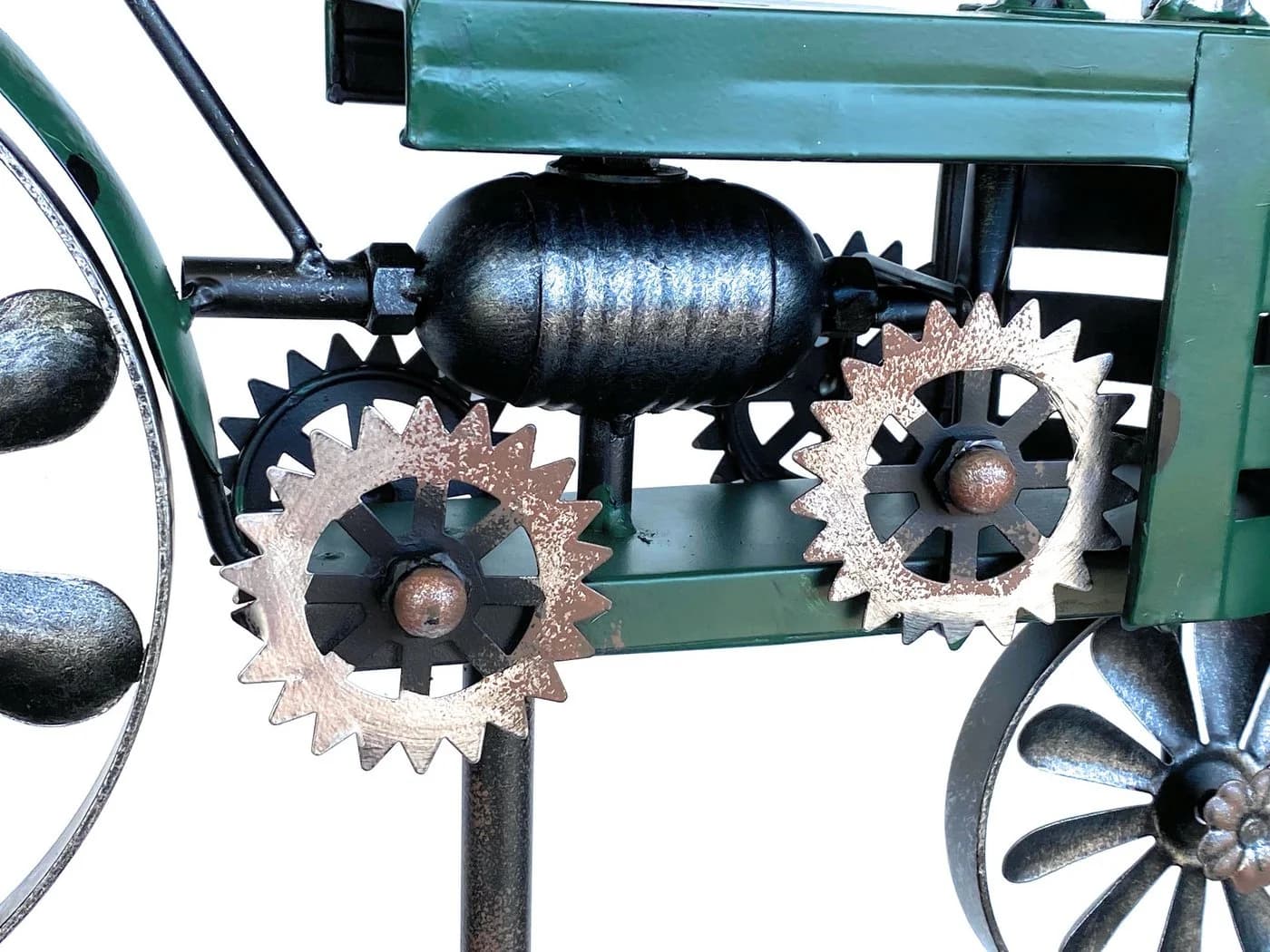 DanDiBo Gartenstecker Traktor XL Grün Metall Windrad - Bild 5