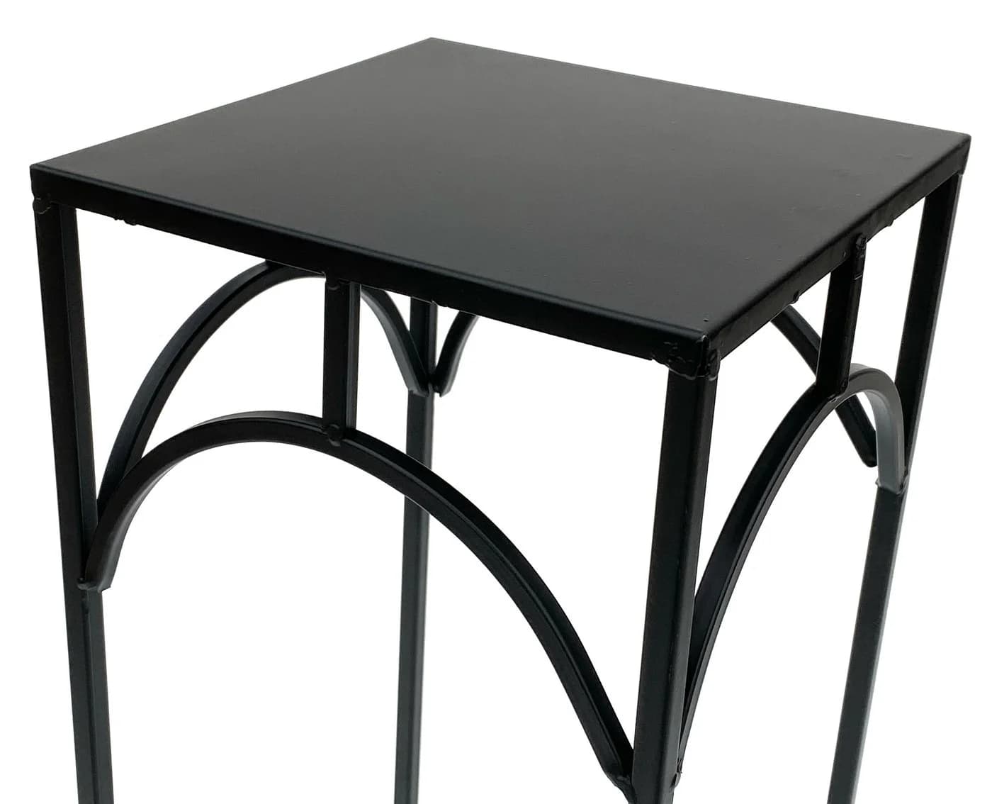 DanDiBo Blumenhocker Metall Schwarz Moderner Beistelltisch - Bild 4