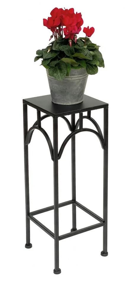 DanDiBo Blumenhocker Metall Schwarz Moderner Beistelltisch - Bild 5
