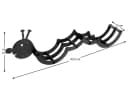 DanDiBo Toilettenpapierhalter Raupe Holz Schwarz Wandhalter Bild 3