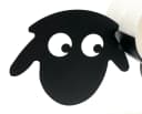 DanDiBo Toilettenpapierhalter Schwarz Metall Schaf 3.0 Freistehend Bild 4