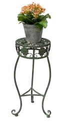 DanDiBo Blumenhocker Metall Grün Antik Bild 2