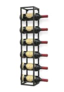 DanDiBo Weinregal Wand 80 cm Schwarz Metall Bild 2