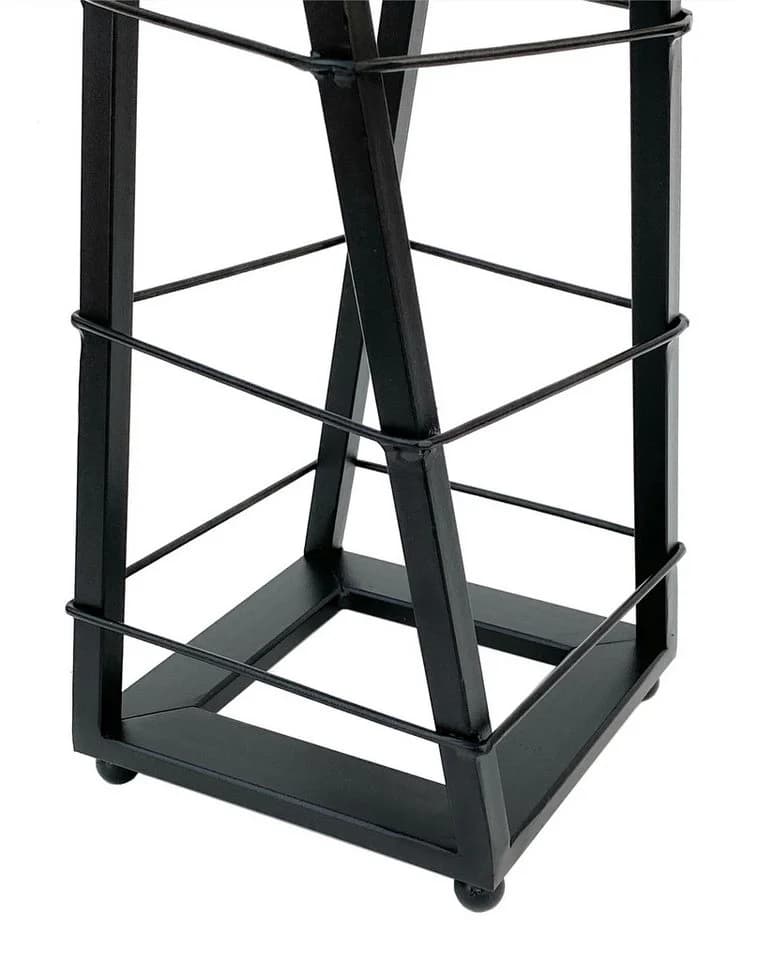 DanDiBo Weinregal Metall Schwarz Blumensäule Esperanza Flaschenhalter - Bild 4