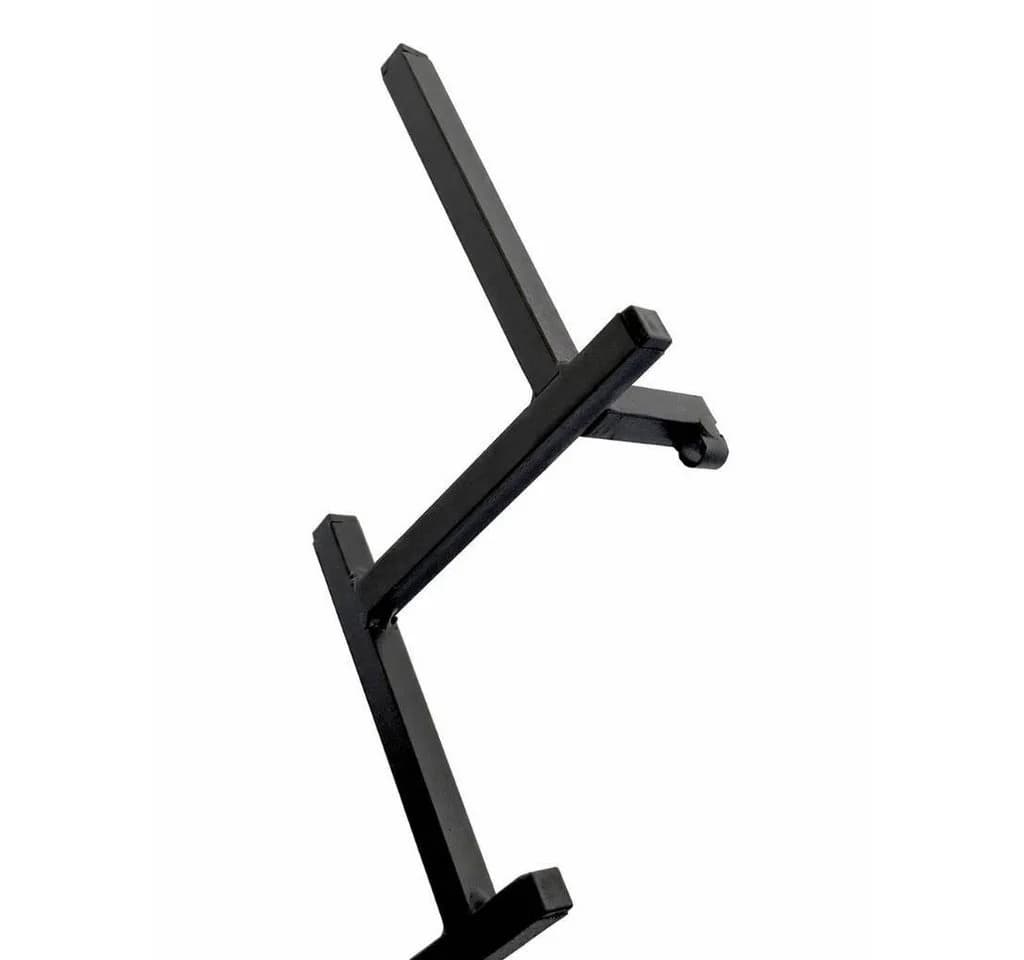 DanDiBo Wandgarderobe mit 10 Haken Schwarz Pulverbeschichtet - Bild 5