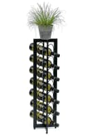 DanDiBo Weinregal Schwarz Metall Stehend 7 Flaschen Bild 2