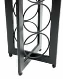 DanDiBo Weinregal Schwarz Metall Stehend 7 Flaschen Bild 5