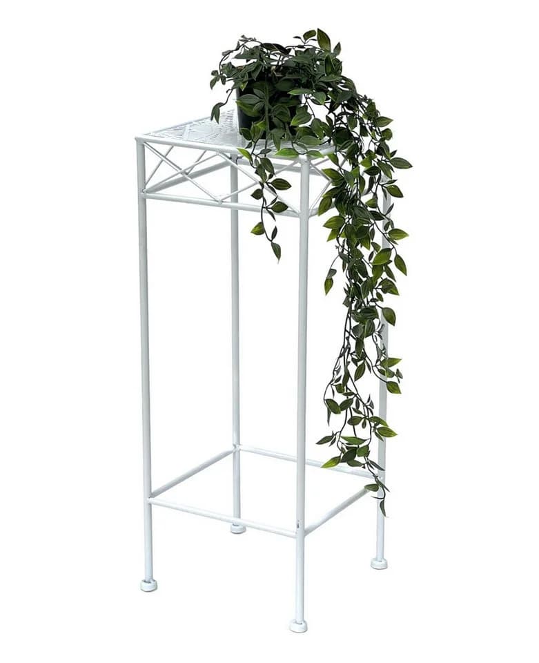 DanDiBo Blumenhocker Weiß Metall Dekorative Verzierung - Bild 2