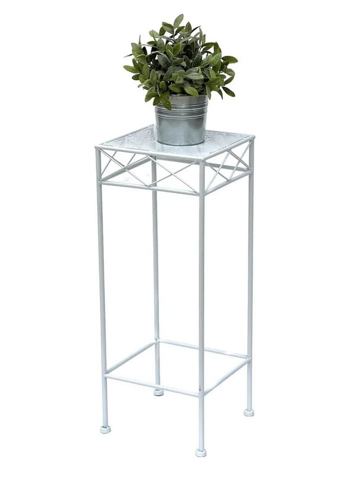 DanDiBo Blumenhocker Weiß Metall Dekorative Verzierung - Bild 4