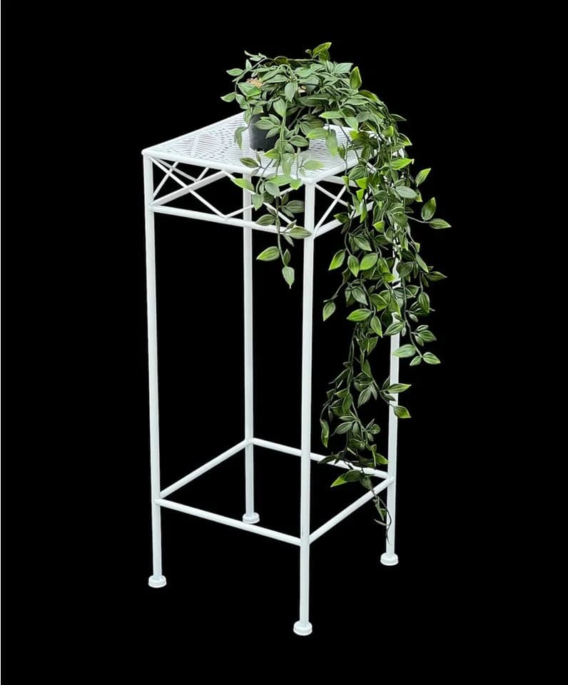 DanDiBo Blumenhocker Weiß Metall Dekorative Verzierung - Bild 5
