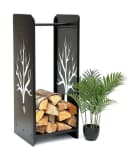 DanDiBo Kaminholzregal Metall Schwarz Bild 2
