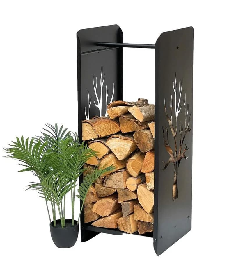 DanDiBo Kaminholzregal Metall Schwarz - Bild 4