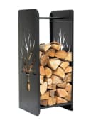 DanDiBo Kaminholzregal Metall Schwarz Bild 5