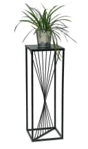 DanDiBo Blumenhocker Metall Schwarz Eckig Design Bild 5