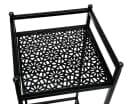 DanDiBo Standregal Schwarz Metall 3 Ebenen Bild 4