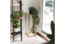 DanDiBo Blumenhocker Metall Gold Eckig 50-70 cm Blumenständer Bild 3