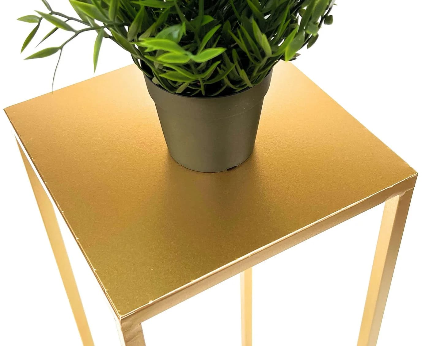 DanDiBo Blumenhocker Metall Gold Eckig Blumenständer 2er Set - Bild 4