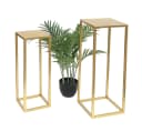 DanDiBo Blumenhocker Metall Gold Eckig Blumenständer 2er Set Bild 5