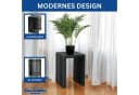 DanDiBo Blumenhocker Lamellenhocker Metall Schwarz Bild 3