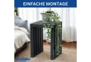 DanDiBo Blumenhocker Lamellenhocker Metall Schwarz Bild 5