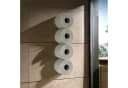 DanDiBo Toilettenpapierhalter Schwarz Metall Unsichtbar Wandhalterung Bild 5