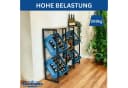 DanDiBo Getränkekistenregal 4 Kisten Holz Metall Schwarz Bild 4